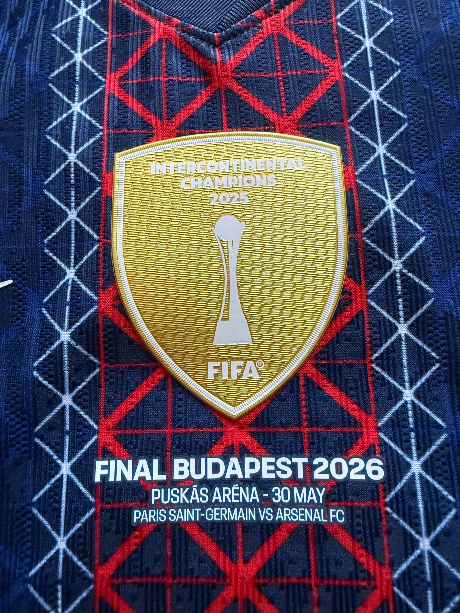 Camiseta oficial del PSG 2025/2026 Vapor partido Dembélé talla M Final Local nueva – photo 4